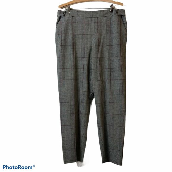 Tommy Hilfiger Adaptive Pants Plaid & Adjustable - Picture 1 of 10